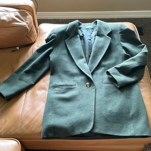 Oversized vintage wool blazer